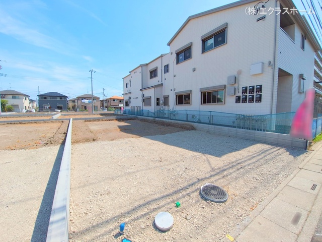 埼玉県春日部市小渕の新築戸建て更地・土地写真 2025年7月21日撮影