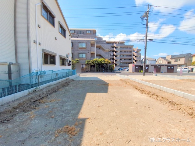 埼玉県春日部市小渕の新築戸建て更地・土地写真 2025年7月21日撮影