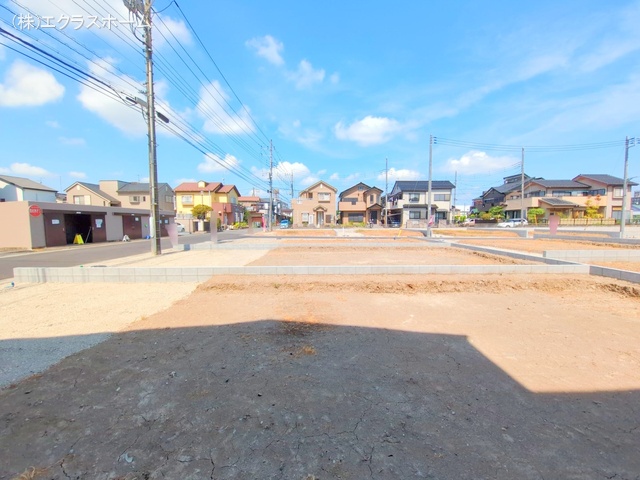 埼玉県春日部市小渕の新築戸建て更地・土地写真 2025年7月21日撮影