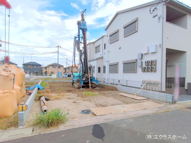 埼玉県春日部市小渕-新築戸建ての更地・土地写真