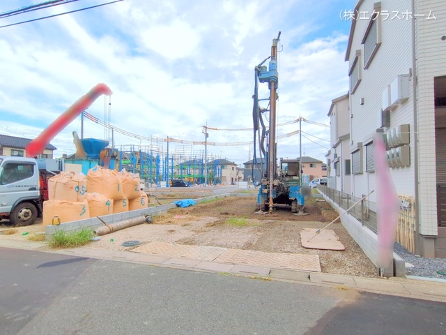 埼玉県春日部市小渕の新築戸建て更地・土地写真 2025年10月5日撮影