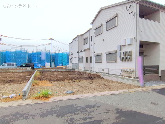 埼玉県春日部市小渕の新築戸建て更地・土地写真 2025年10月15日撮影