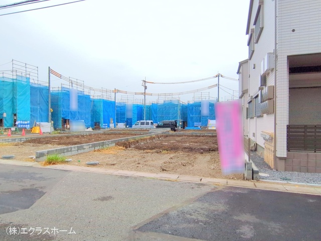 埼玉県春日部市小渕の新築戸建て更地・土地写真 2025年10月15日撮影