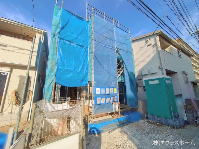 埼玉県春日部市小渕の新築戸建てシート写真 2026年1月14日撮影