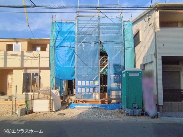 埼玉県春日部市小渕の新築戸建てシート写真 2026年1月14日撮影