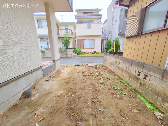 埼玉県春日部市上蛭田の新築戸建て外構写真 2025年10月19日撮影