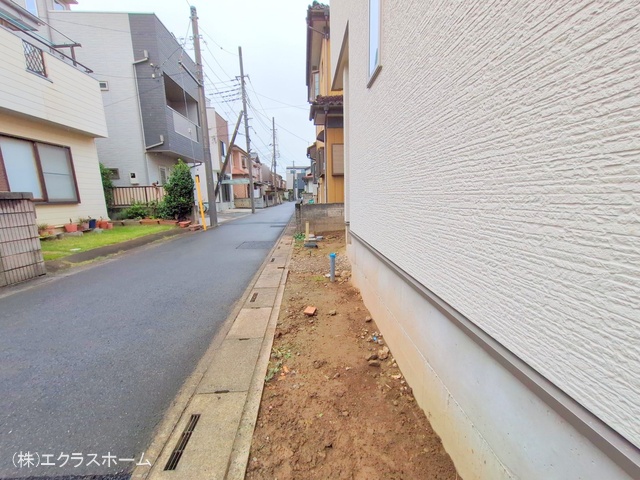 埼玉県春日部市上蛭田の新築戸建て外構写真 2025年10月19日撮影