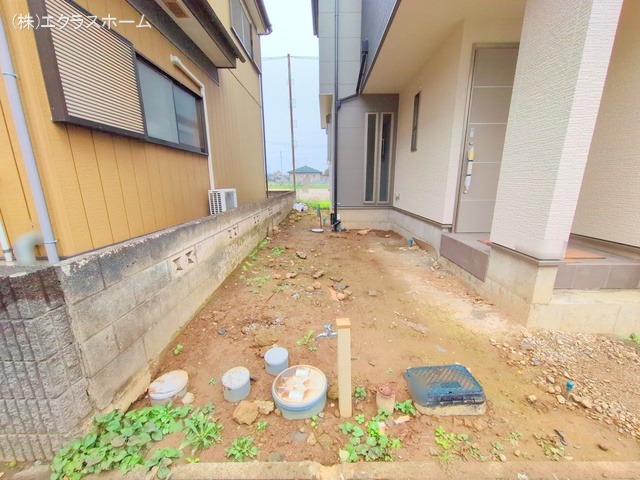 埼玉県春日部市上蛭田の新築戸建て外構写真 2025年10月19日撮影