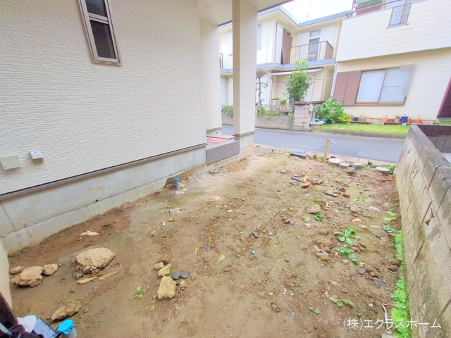 埼玉県春日部市上蛭田の新築戸建て外構写真 2025年10月19日撮影