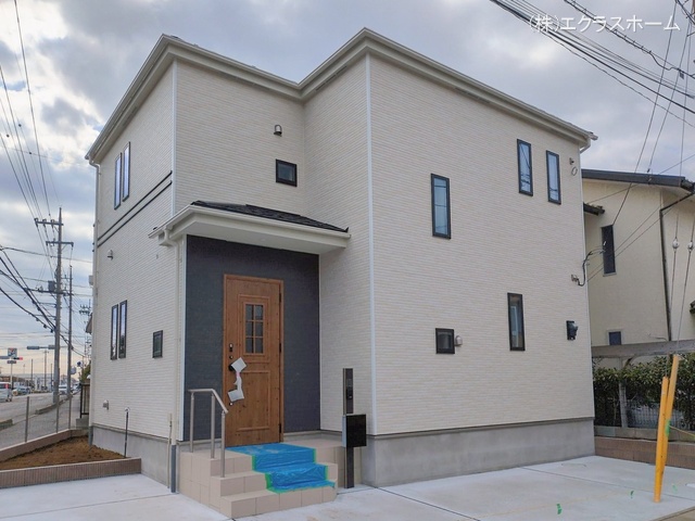 埼玉県春日部市豊町3丁目の新築戸建て完成写真 2026年2月11日撮影