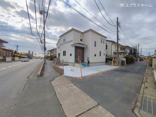 埼玉県春日部市豊町3丁目の新築戸建て完成写真 2026年2月11日撮影