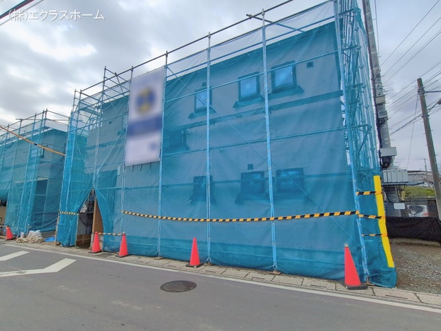 埼玉県春日部市一ノ割2丁目の新築戸建て上棟写真 2026年2月16日撮影