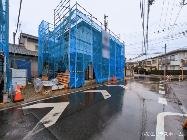 埼玉県春日部市一ノ割２丁目の新築戸建てシート写真 2026年3月2日撮影