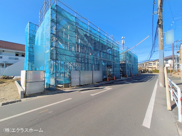 埼玉県春日部市一ノ割２丁目の新築戸建て上棟写真 2026年2月2日撮影