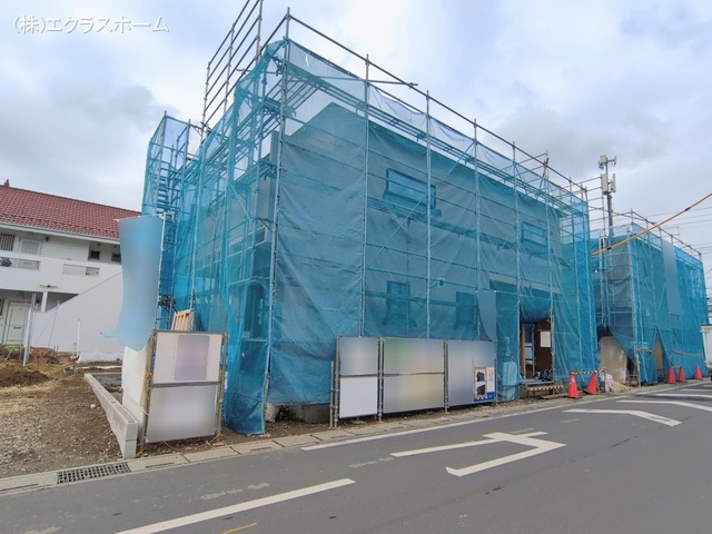 埼玉県春日部市一ノ割２丁目の新築戸建て上棟写真 2026年2月16日撮影