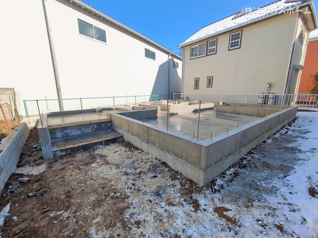 埼玉県春日部市豊野町１丁目の新築戸建て基礎写真 2026年2月8日撮影