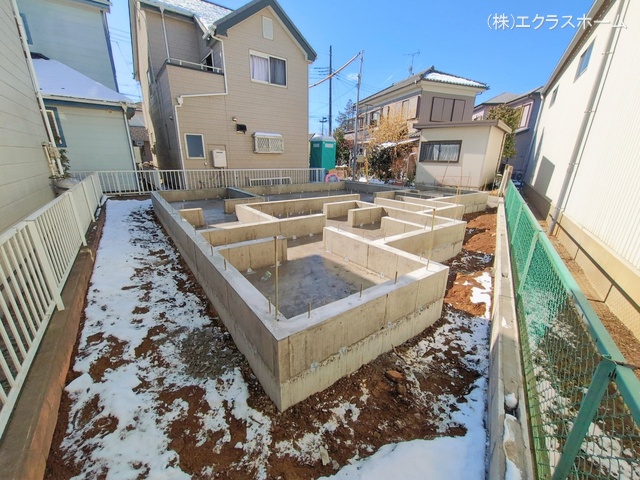 埼玉県春日部市豊野町１丁目の新築戸建て基礎写真 2026年2月8日撮影