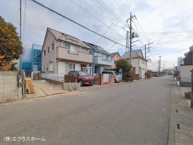 埼玉県春日部市豊野町1丁目の新築戸建て上棟写真 2026年2月19日撮影