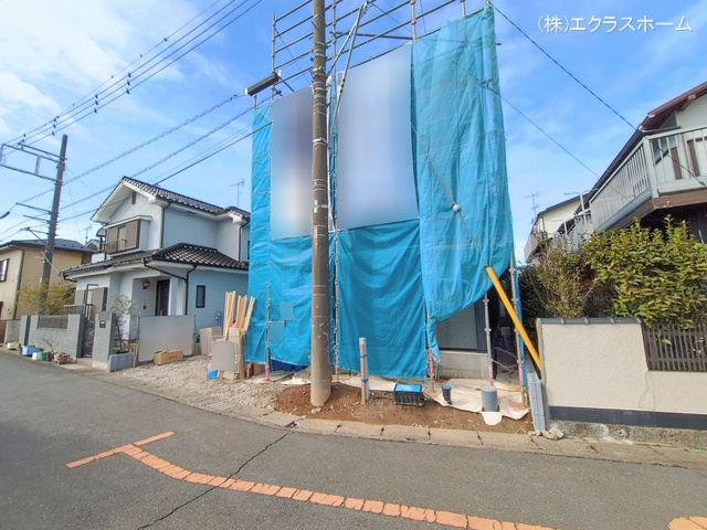 埼玉県春日部市藤塚の新築戸建てシート写真 2026年2月26日撮影