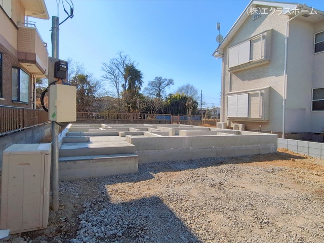 埼玉県春日部市下蛭田の新築戸建て基礎写真 2026年2月1日撮影