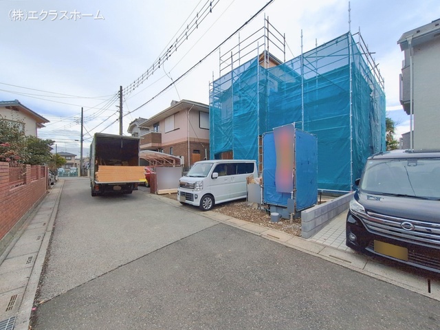 埼玉県春日部市下蛭田の新築戸建て上棟写真 2026年2月26日撮影