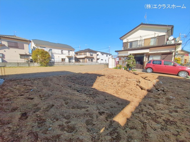 埼玉県春日部市八丁目の新築戸建て更地・土地写真 2026年2月18日撮影