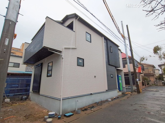 埼玉県春日部市粕壁東5丁目の新築戸建て外構写真 2026年2月24日撮影