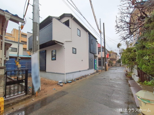 埼玉県春日部市粕壁東5丁目の新築戸建て外構写真 2026年2月24日撮影