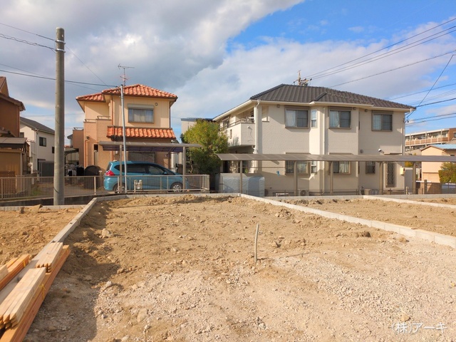 愛知県高浜市屋敷町２丁目の新築戸建て更地・土地写真 2024年12月17日撮影