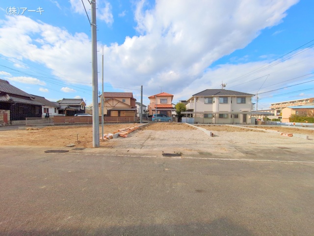 愛知県高浜市屋敷町２丁目の新築戸建て更地・土地写真 2024年12月17日撮影