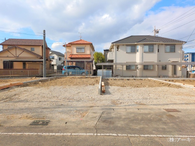 愛知県高浜市屋敷町２丁目の新築戸建て更地・土地写真 2024年12月17日撮影