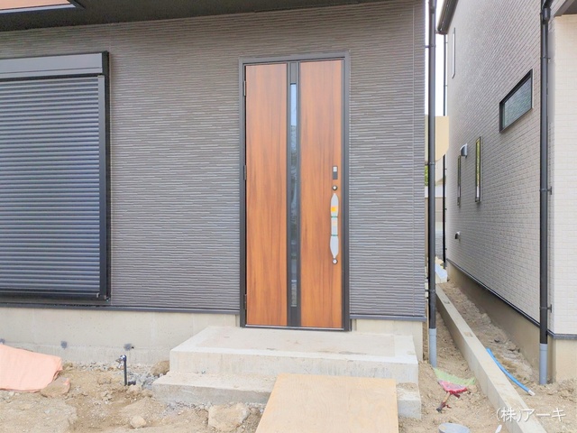 愛知県高浜市屋敷町２丁目の新築戸建て外構写真 2025年2月27日撮影