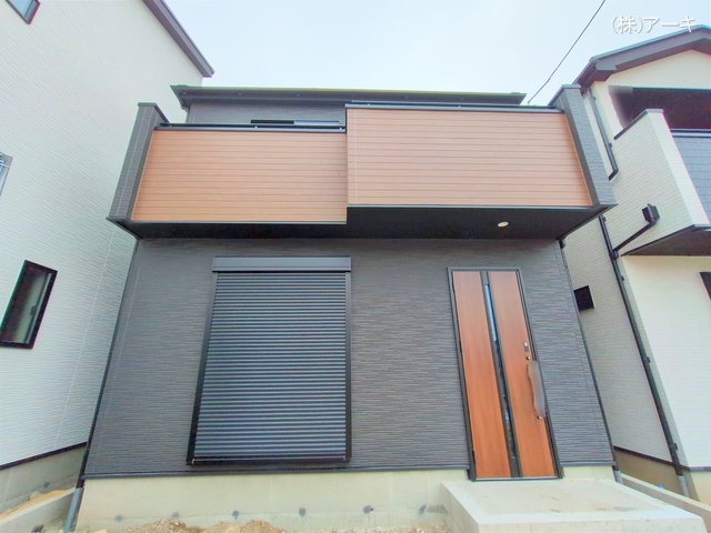 愛知県高浜市屋敷町２丁目の新築戸建て外構写真 2025年2月27日撮影