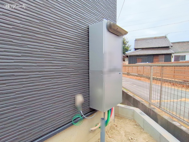 愛知県高浜市屋敷町２丁目の新築戸建て外構写真 2025年2月27日撮影