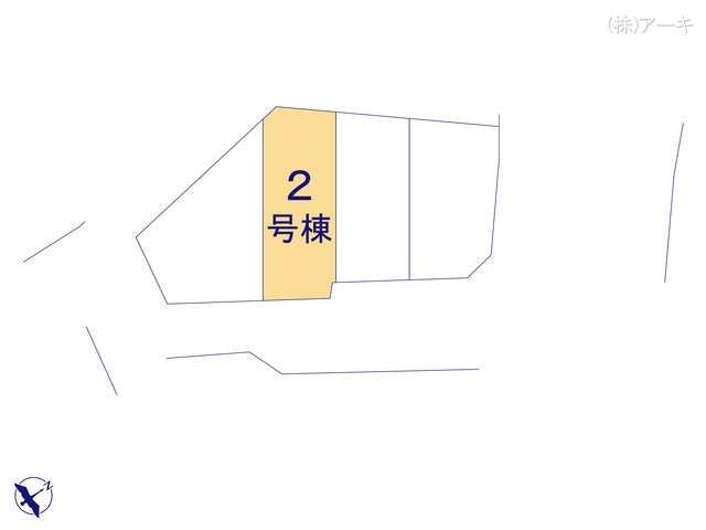 愛知県高浜市屋敷町２丁目の新築戸建て全体区画図 ※図面と異なる場合は現況を優先