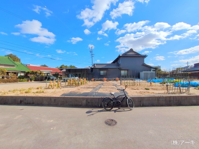 愛知県高浜市呉竹町４丁目の新築戸建てシート写真 2025年1月16日撮影