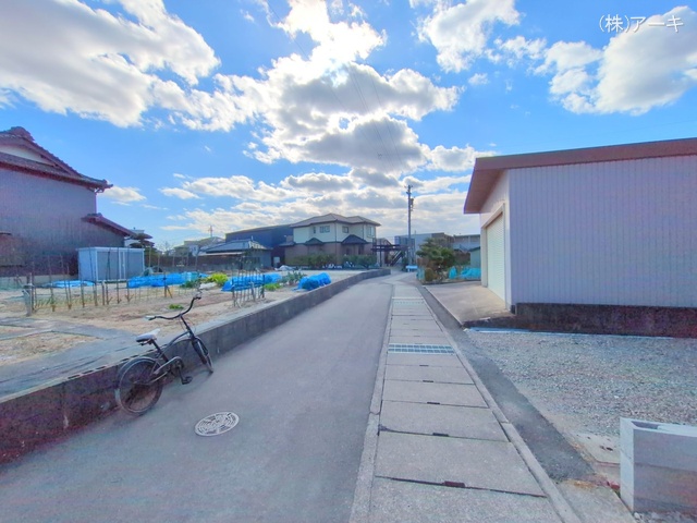 愛知県高浜市呉竹町４丁目の新築戸建てシート写真 2025年1月16日撮影