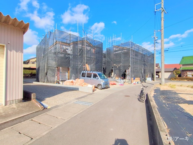 愛知県高浜市呉竹町４丁目の新築戸建てシート写真 2025年1月16日撮影