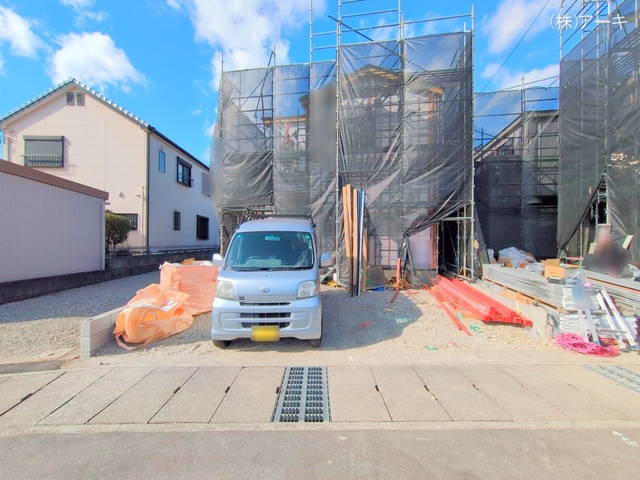 愛知県高浜市呉竹町４丁目の新築戸建てシート写真 2025年1月16日撮影