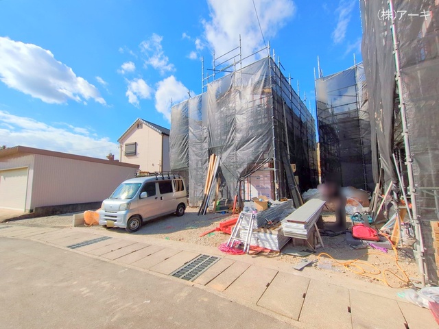 愛知県高浜市呉竹町４丁目の新築戸建てシート写真 2025年1月16日撮影