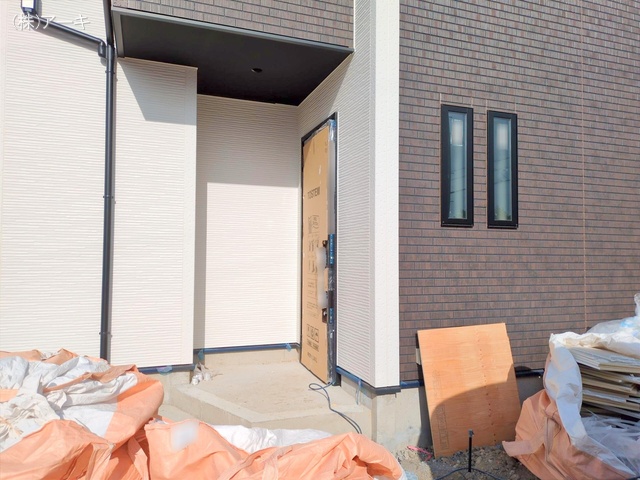 愛知県高浜市呉竹町４丁目の新築戸建て外構写真 2025年2月11日撮影