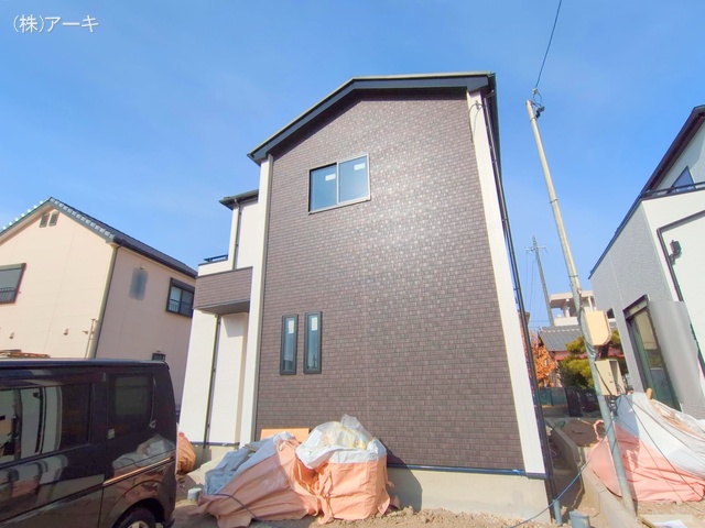 愛知県高浜市呉竹町４丁目の新築戸建て外構写真 2025年2月11日撮影