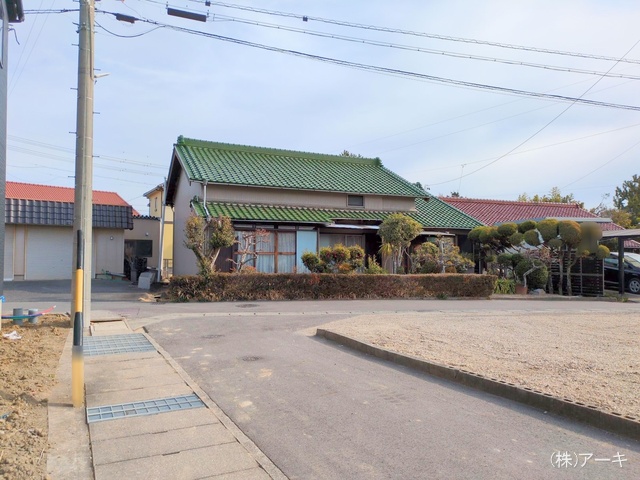 愛知県高浜市呉竹町４丁目の新築戸建て外構写真 2025年2月11日撮影