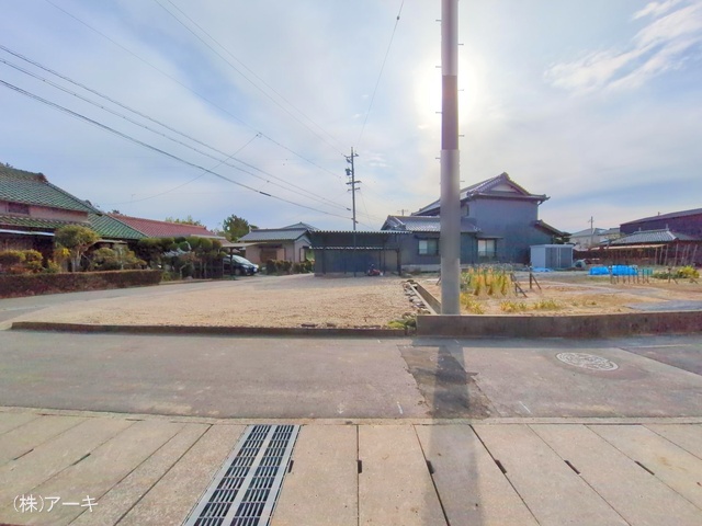 愛知県高浜市呉竹町４丁目の新築戸建て外構写真 2025年2月11日撮影