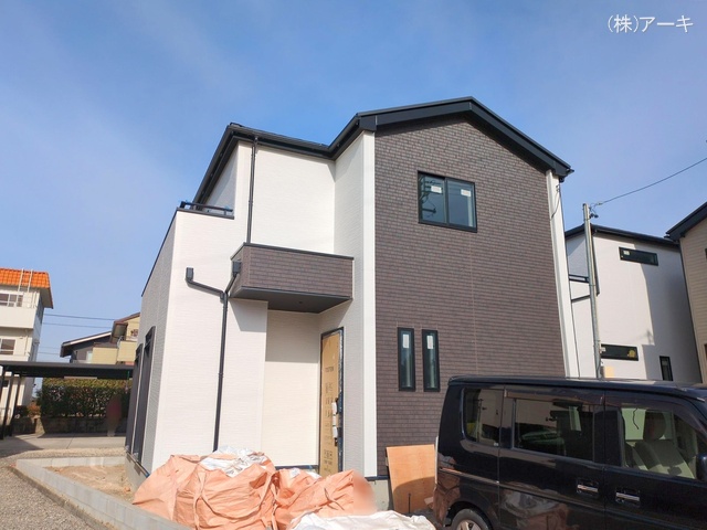 愛知県高浜市呉竹町４丁目の新築戸建て外構写真 2025年2月11日撮影