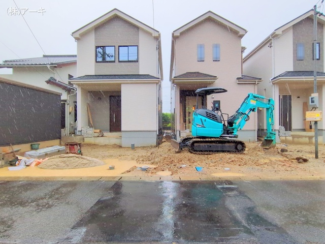 愛知県高浜市湯山町４丁目の新築戸建て外構写真 2025年7月16日撮影