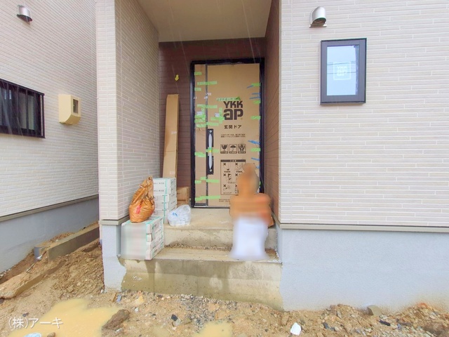 愛知県高浜市湯山町４丁目の新築戸建て外構写真 2025年7月16日撮影