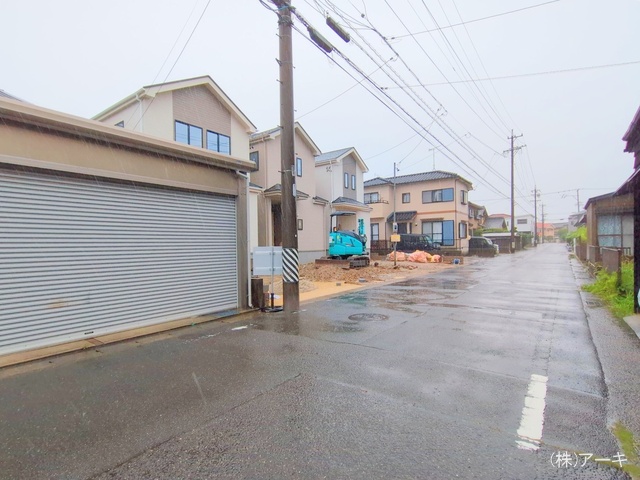 愛知県高浜市湯山町４丁目の新築戸建て外構写真 2025年7月16日撮影