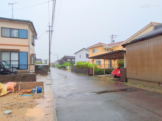 愛知県高浜市湯山町４丁目の新築戸建て外構写真 2025年7月16日撮影