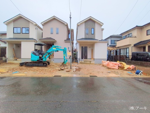 愛知県高浜市湯山町４丁目の新築戸建て外構写真 2025年7月16日撮影